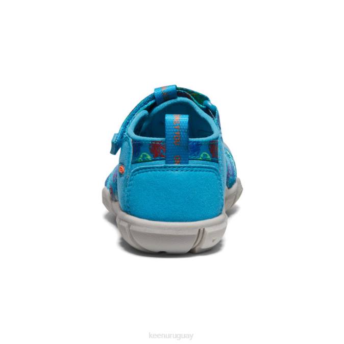 KEEN 8NRX858 calzado oso ahumado/azul fiordo pequeños niños seacamp ii cnx x oso ahumado