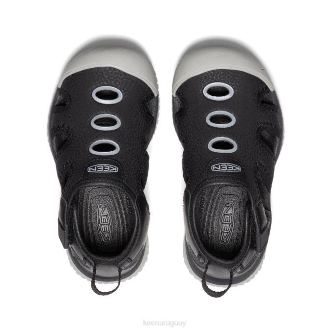 KEEN 8NRX863 calzado negro/lluvia pequeños niños sandalia raya