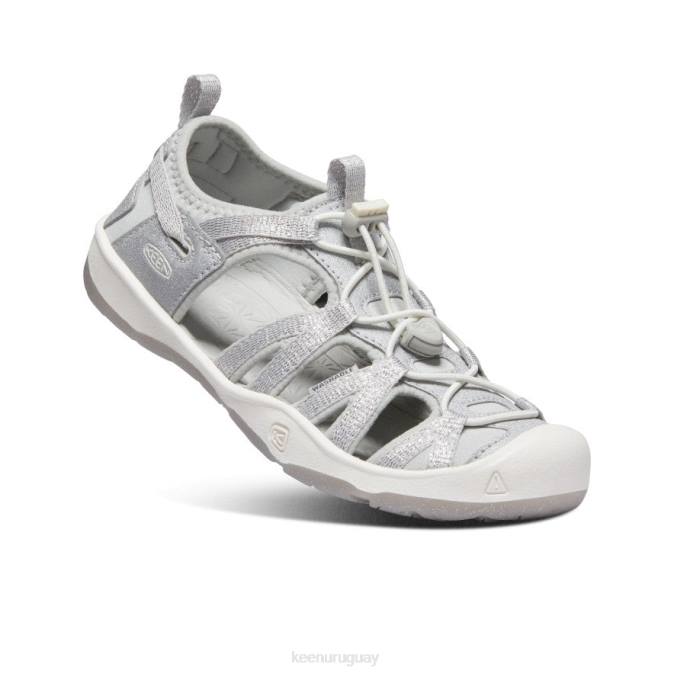 KEEN 8NRX922 calzado plata niños grandes sandalia moxie