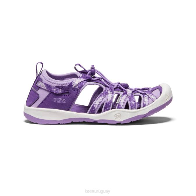 KEEN 8NRX923 calzado lavanda multi/inglesa niños grandes sandalia moxie