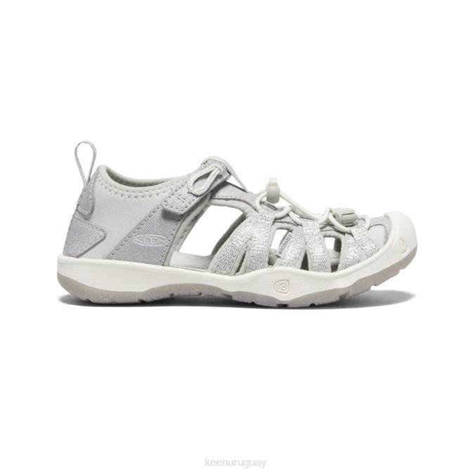 KEEN 8NRX960 calzado plata pequeños niños sandalia moxie