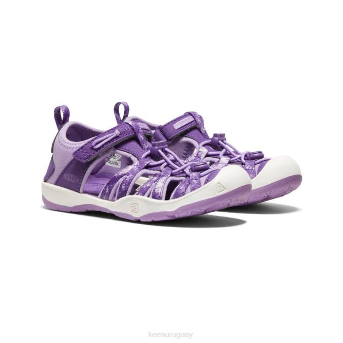 KEEN 8NRX962 calzado lavanda multi/inglesa pequeños niños sandalia moxie