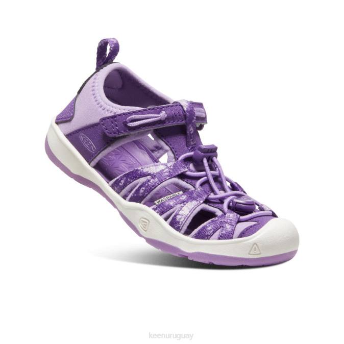 KEEN 8NRX962 calzado lavanda multi/inglesa pequeños niños sandalia moxie