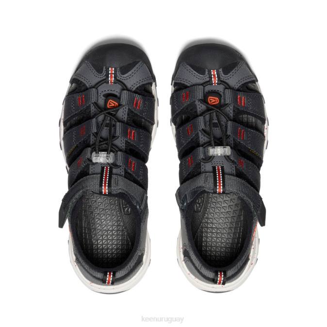 KEEN 8NRX967 calzado imán/naranja picante niños grandes newport neo h2