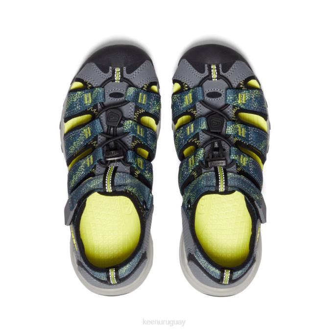 KEEN 8NRX969 calzado musgo marino/gris acero niños grandes newport neo h2