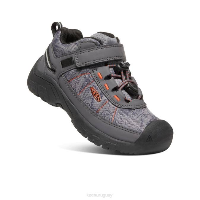 KEEN 8NRX783 calzado imán/ibis escarlata pequeños niños zapato deportivo targhee