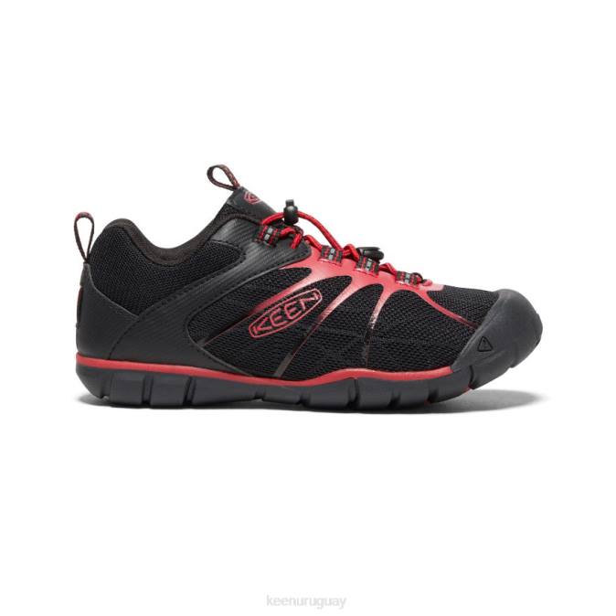 KEEN 8NRX881 calzado alfombra negra/roja niños grandes zapatillas chandler 2 cnx