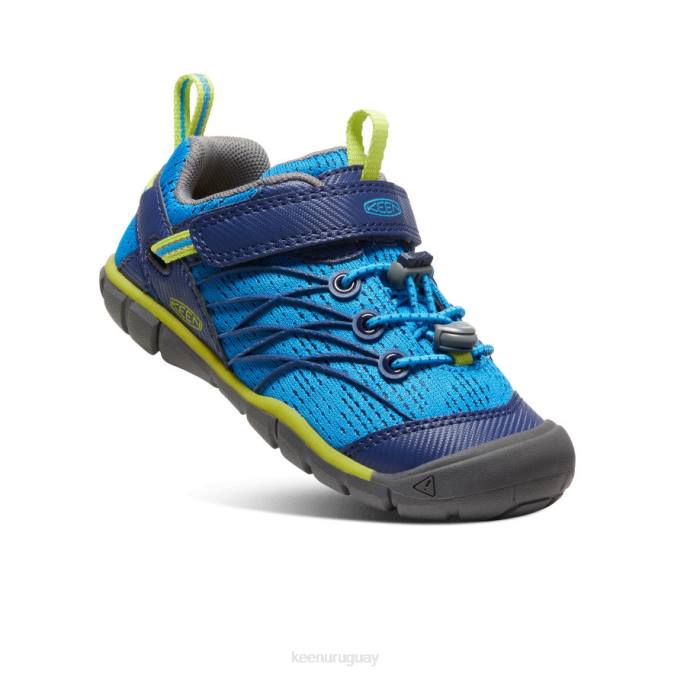 KEEN 8NRX888 calzado azul brillante / profundidades azules pequeños niños chandler cnx