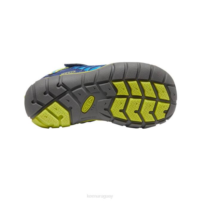 KEEN 8NRX888 calzado azul brillante / profundidades azules pequeños niños chandler cnx