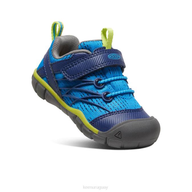 KEEN 8NRX899 calzado azul brillante / profundidades azules niños pequeños chandler cnx
