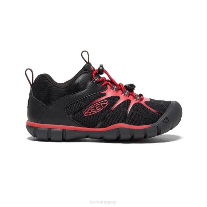 KEEN 8NRX901 calzado alfombra negra/roja pequeños niños zapatillas chandler 2 cnx
