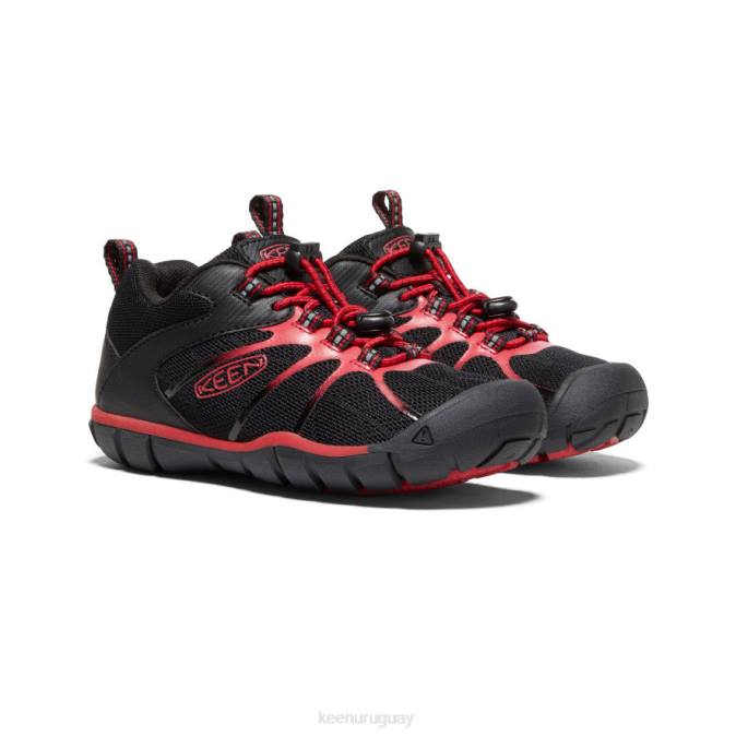 KEEN 8NRX901 calzado alfombra negra/roja pequeños niños zapatillas chandler 2 cnx
