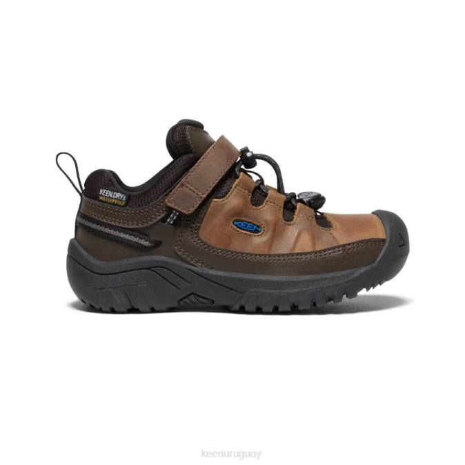 KEEN 8NRX911 calzado grano de café/bisonte pequeños niños zapato impermeable targhee