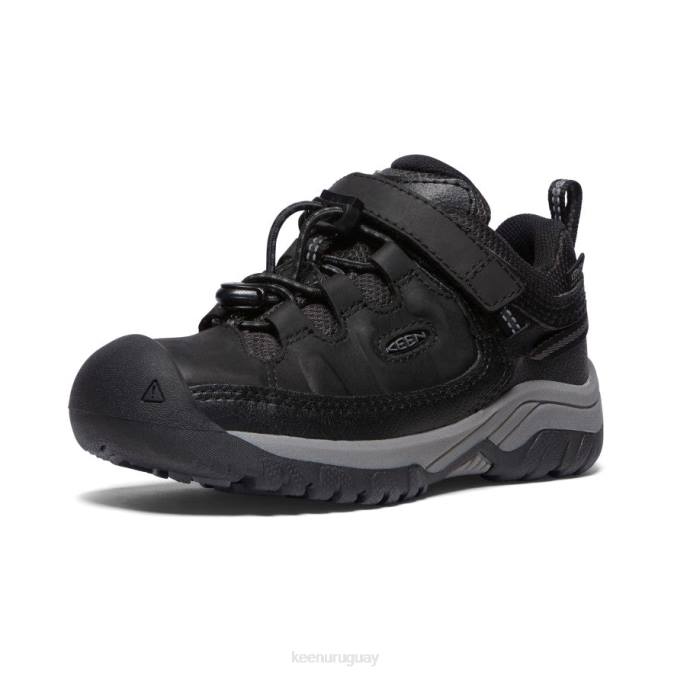 KEEN 8NRX912 calzado negro/gris acero pequeños niños zapato impermeable targhee
