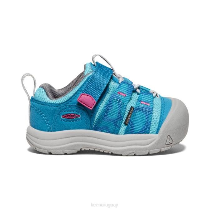 KEEN 8NRX914 calzado azul fiordo/fucsia festival niños pequeños newport h2sho