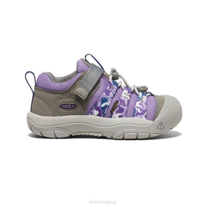 KEEN 8NRX925 calzado violeta tiza/lluvia pequeños niños newport h2sho