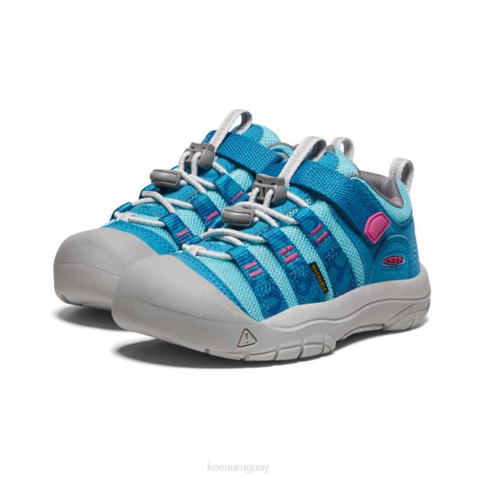 KEEN 8NRX928 calzado azul fiordo/fucsia festival pequeños niños newport h2sho