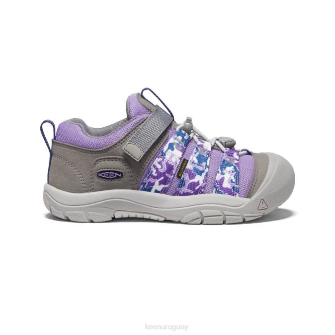 KEEN 8NRX952 calzado violeta tiza/lluvia niños grandes newport h2sho